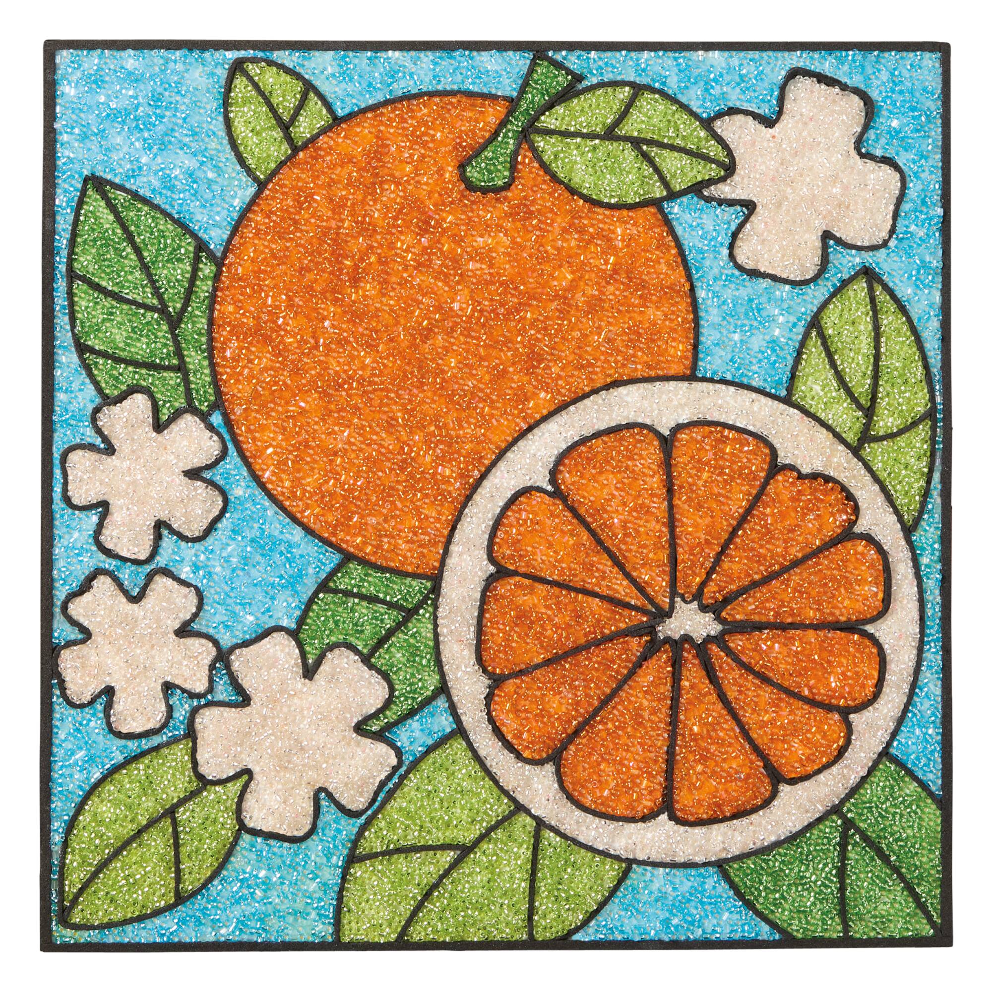 10" x 10" Oranges Bead Art Kit by Make Market®